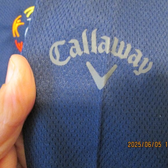 NWT Men's Navy Calloway Golf 3/4 Zip Pullover Top Size Large - Picture 3 of 8